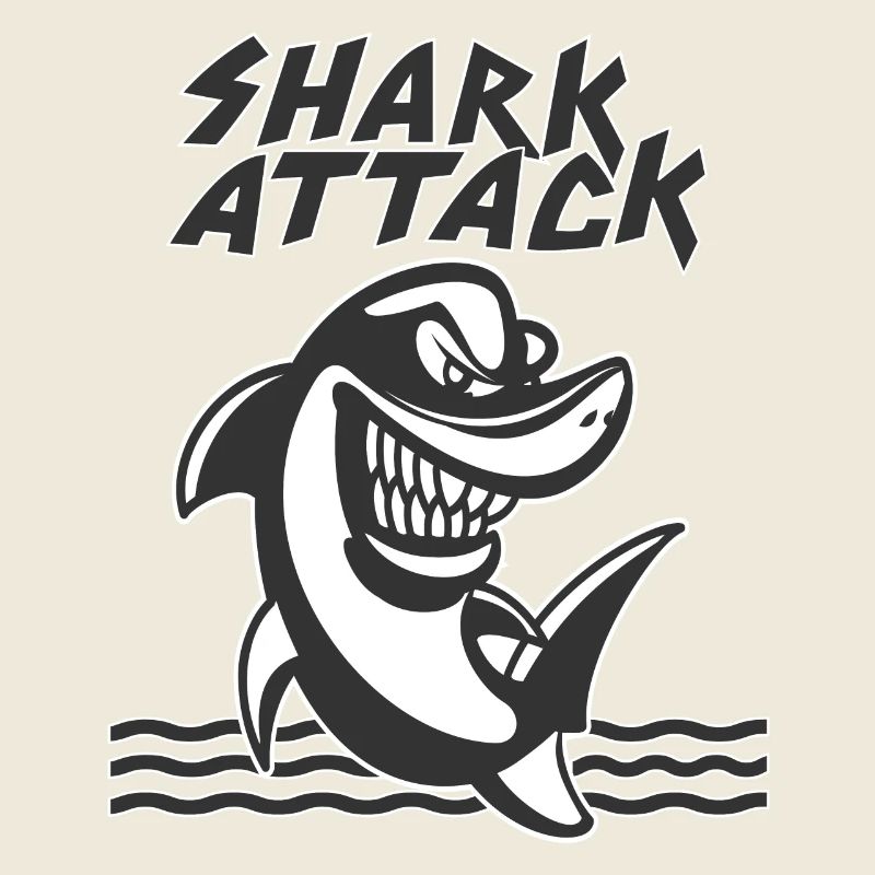 Shark Attack Oceanographer Diver Gift
