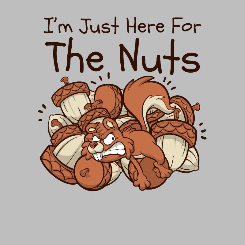 I'm Just Here For The Nuts Fox Squirrel