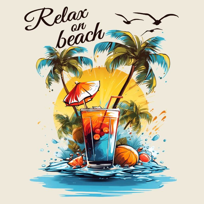 Summer Drink Cocktail Beach Holiday