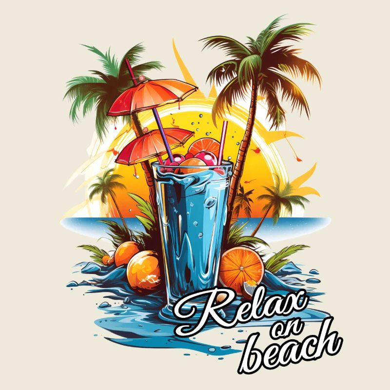 Relax on Beach Cocktail Beach Retreat