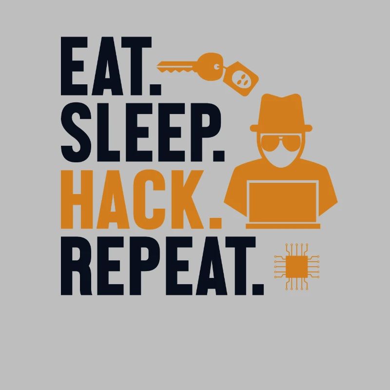 Eat Sleep Hack Repeat Social Engineering Phishing
