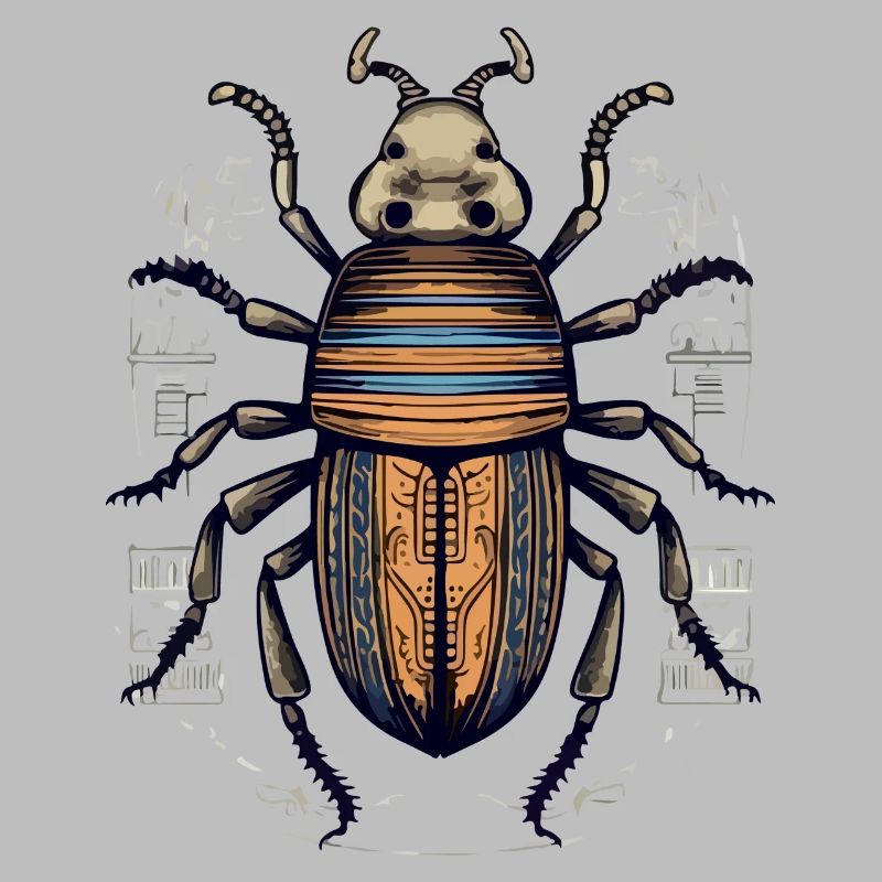 Egyptian insect beetle