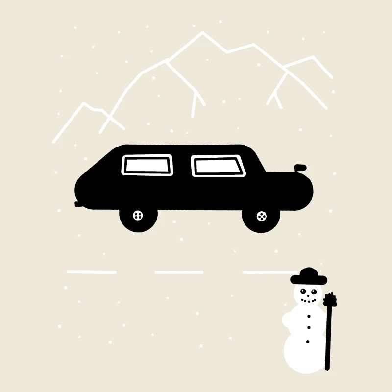 Autofahrer Highway Winter Einsamkeit Schnee Auto