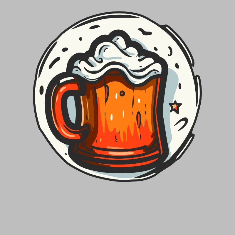 Ein Bierkrug mit Bier