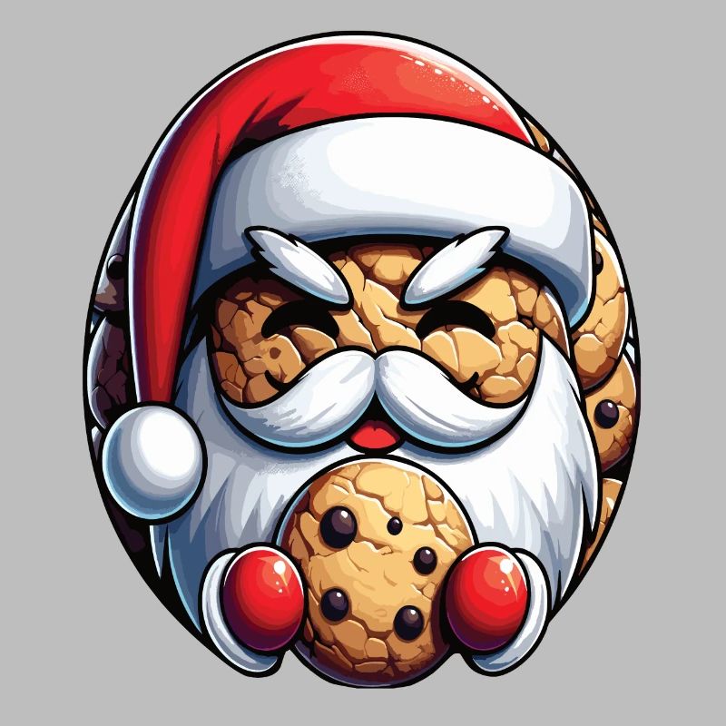 Père Noël en biscuit