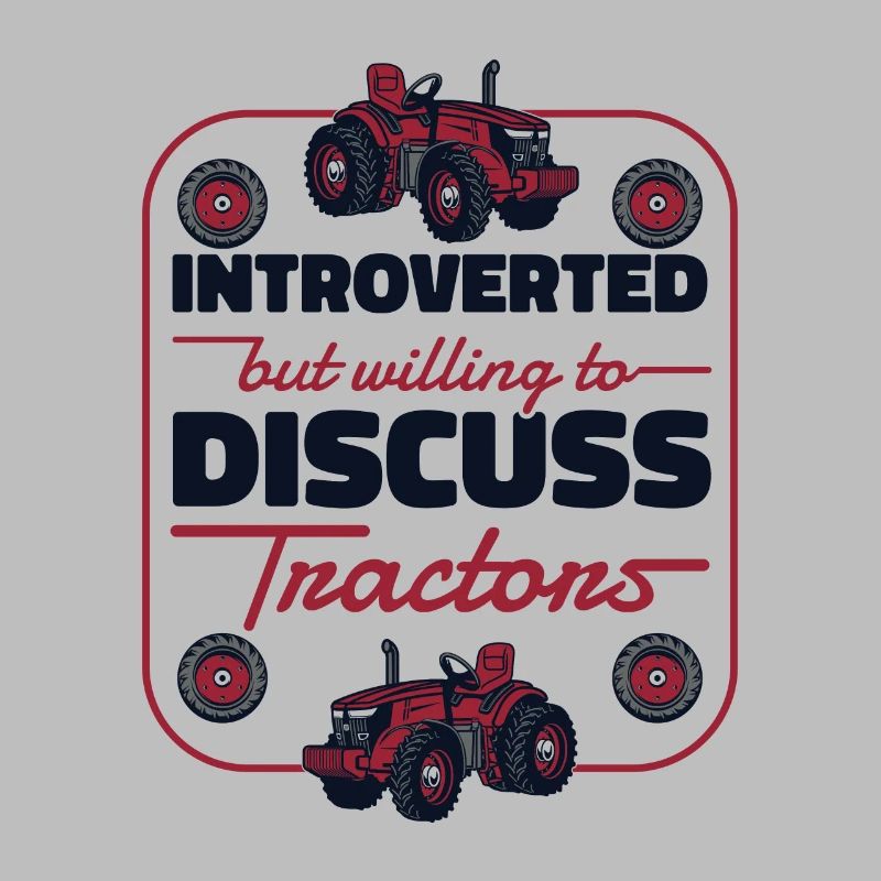 Introverti mais disposé à discuter des tracteurs Bauer