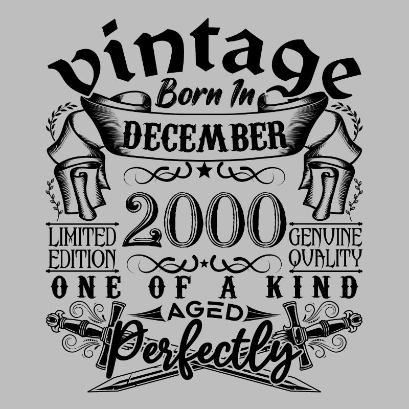 Anniversaire 2000 Décembre 2000 né en December