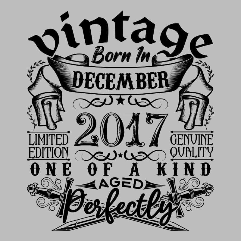 Anniversaire 2017 Décembre 2017 né en December