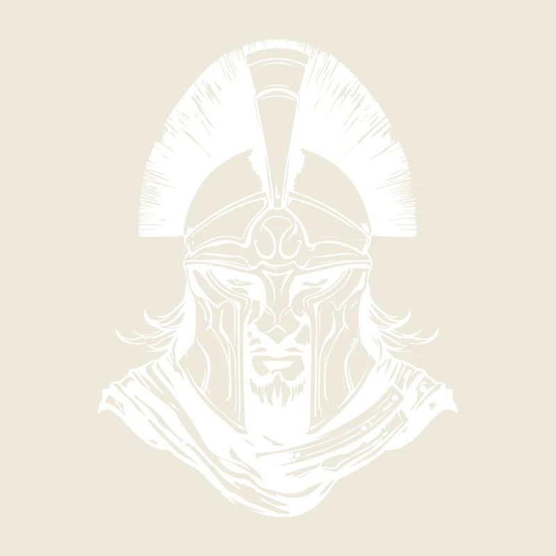 Spartan Warrior Gladiator Head