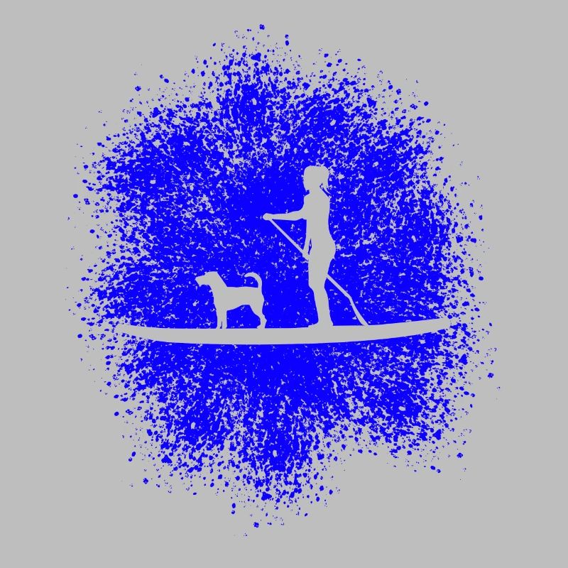 Stand Up Paddle avec chien – Équipe parfaite