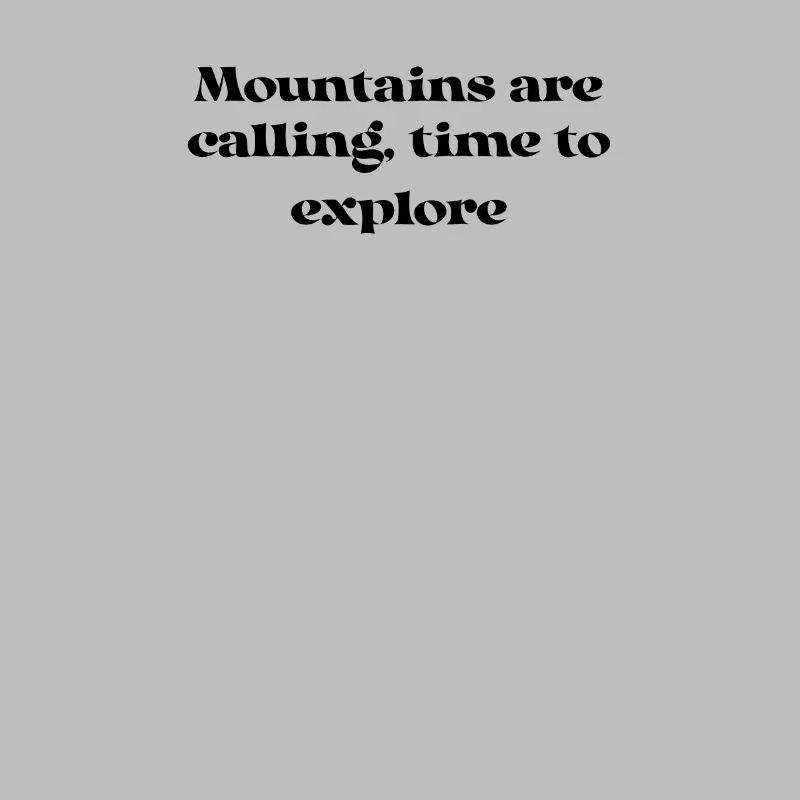 Wandern - Mountains are calling, time to explore
