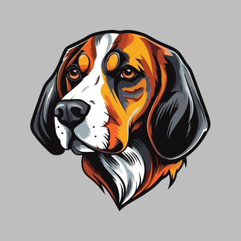 Beagle Dog Head