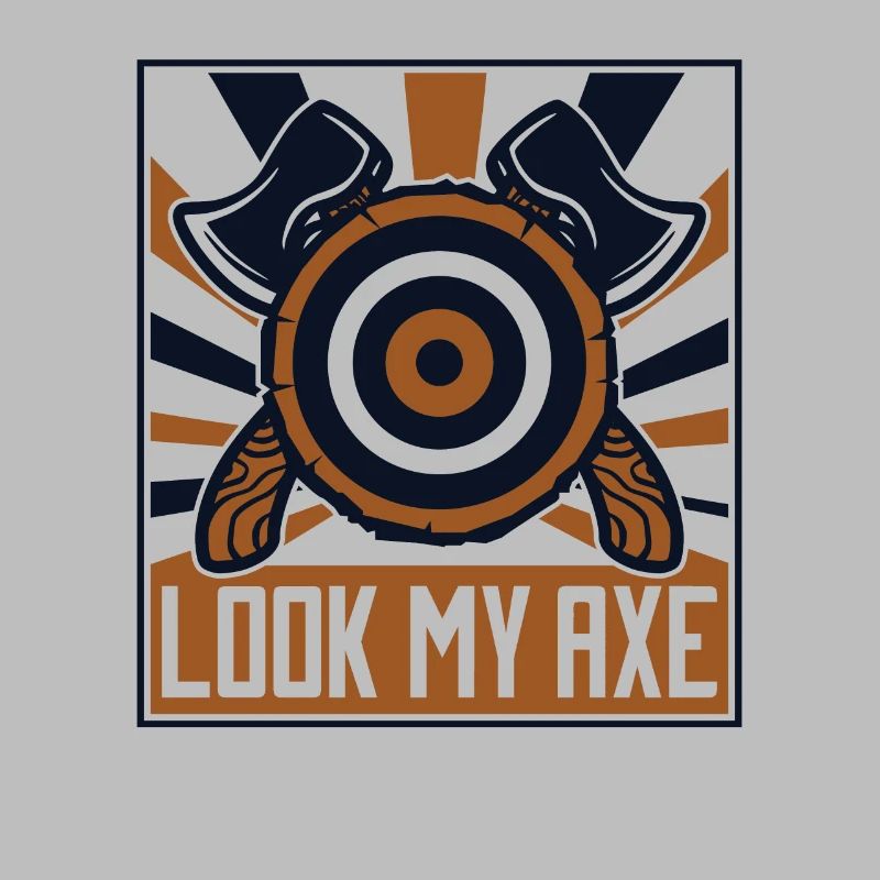 Look My Axe Axe Throwing Competition Game Axe