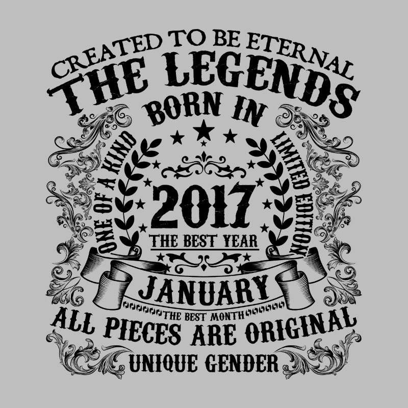 Anniversaire 2017 Janvier 2017 né en Janvier 2017