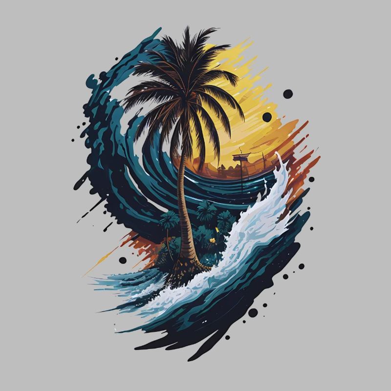 Summer Wave Palm Tree