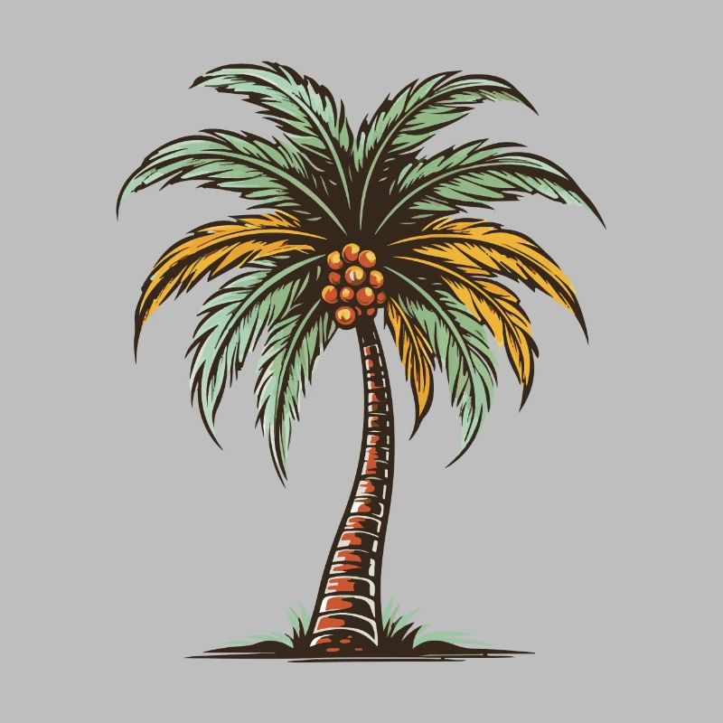 Palm Tree Holiday Icon