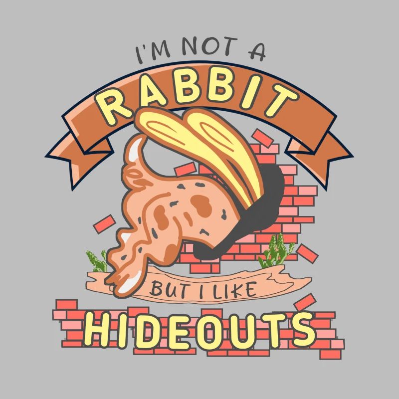J’aime les cachettes trou de lapin disant cachette drôle