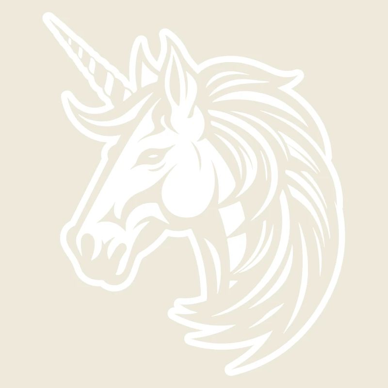 Tête de licorne