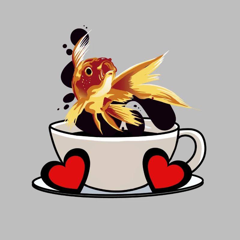 Coffee Break Fish Caffeine Refreshment Fantasy