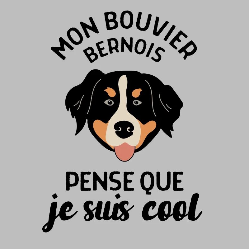 Mon Chien doux bouvier bernois pense que je suis