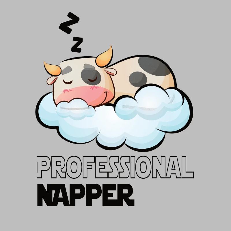 Professinonal Napper Cow Sleeping Late Riser