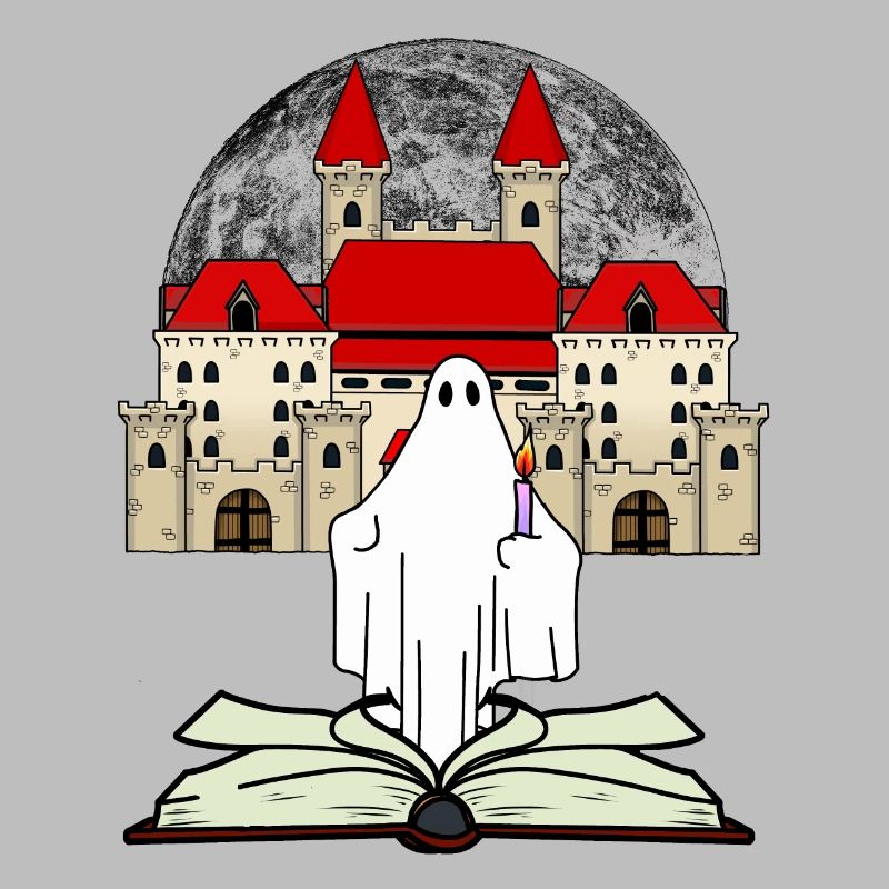 Castle Book Ghost Witching Hour Midnight