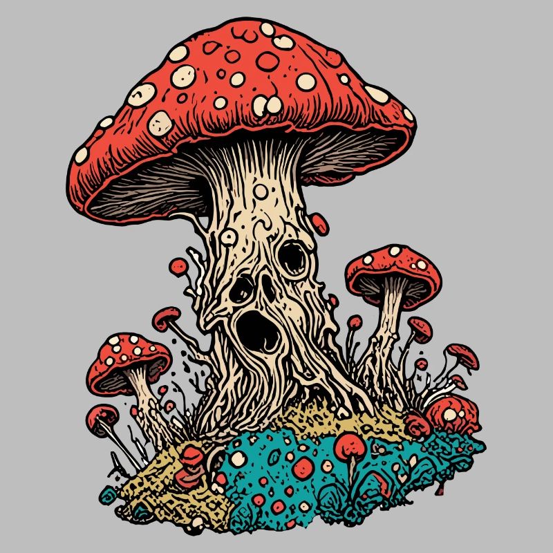 Champignon / Champignon / Prairie / Forêt / Goa / Psy