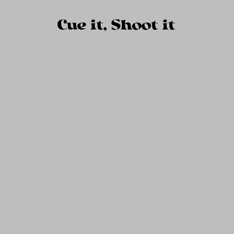 Billard - Cue it, Shoot it