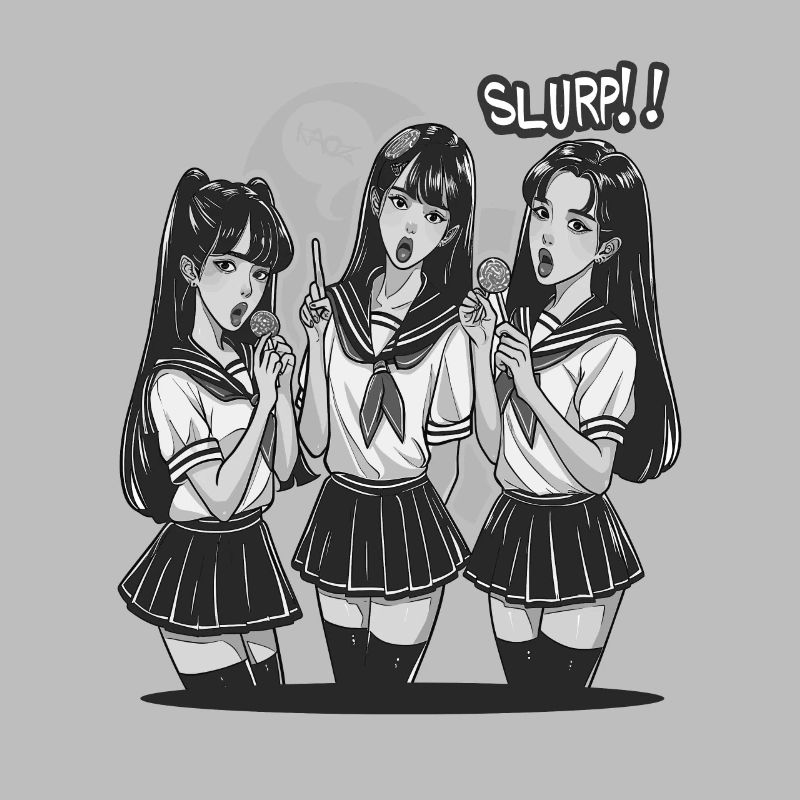 Conception de fille d’anime