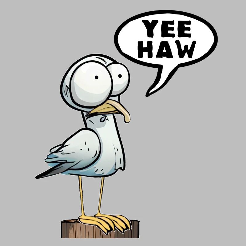 Yee haw - Spruch - Sprüche Wild West Cowboy
