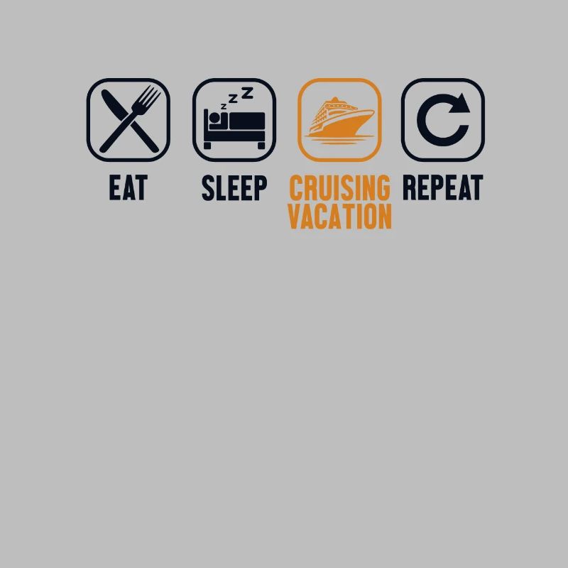 Manger Dormir Croisière Vacances Répéter Croisière Vacances