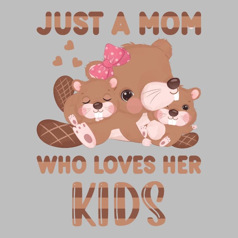 Zweifache Mutter Biber Just A Mom Who