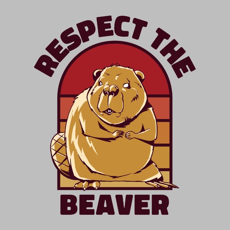 Respectez le castor eurasien Castor Canadensis