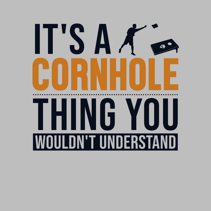 C’est un Cornhole Thing Plateau de jeu Pouf