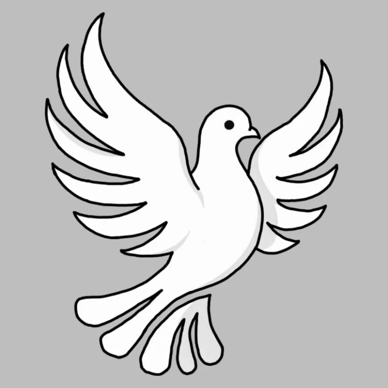 Conception simple en forme de pigeon