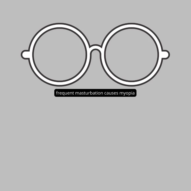 frequent masturbation causes myopia