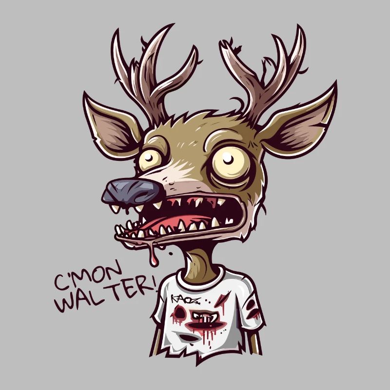 Completely exhausted reindeer asks Walter for more