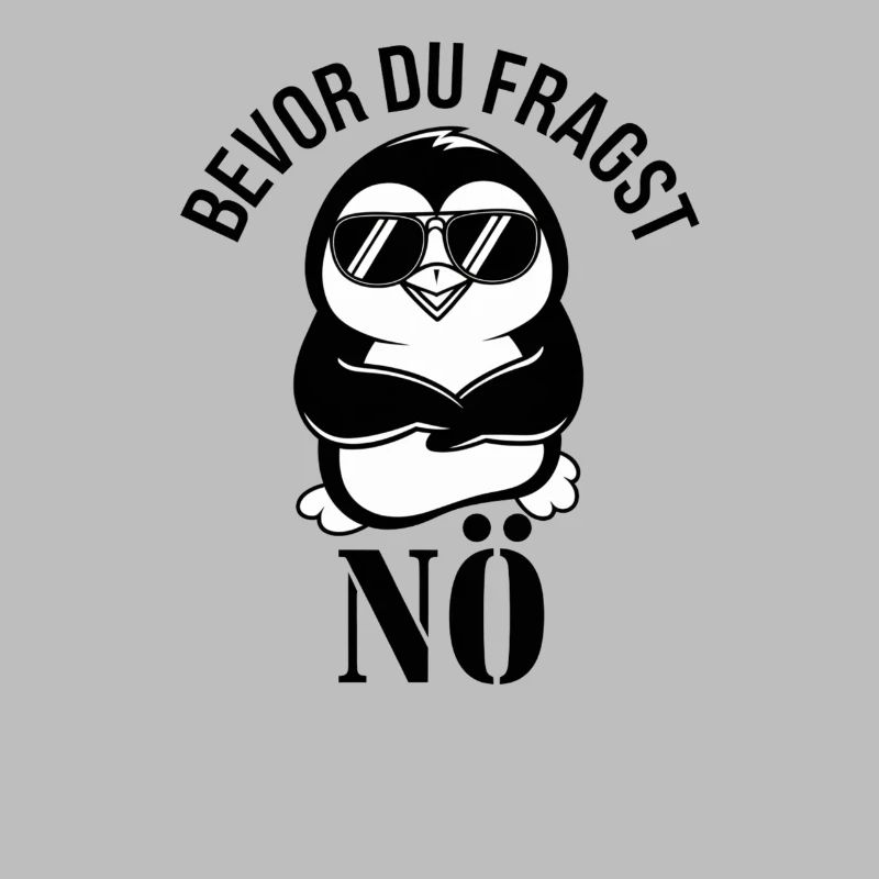 Funny Design with Cute Penguin
