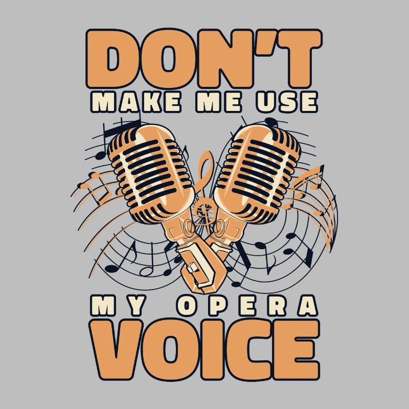 Ne me faites pas utiliser mon chanteur de voix d’opéra amoureux