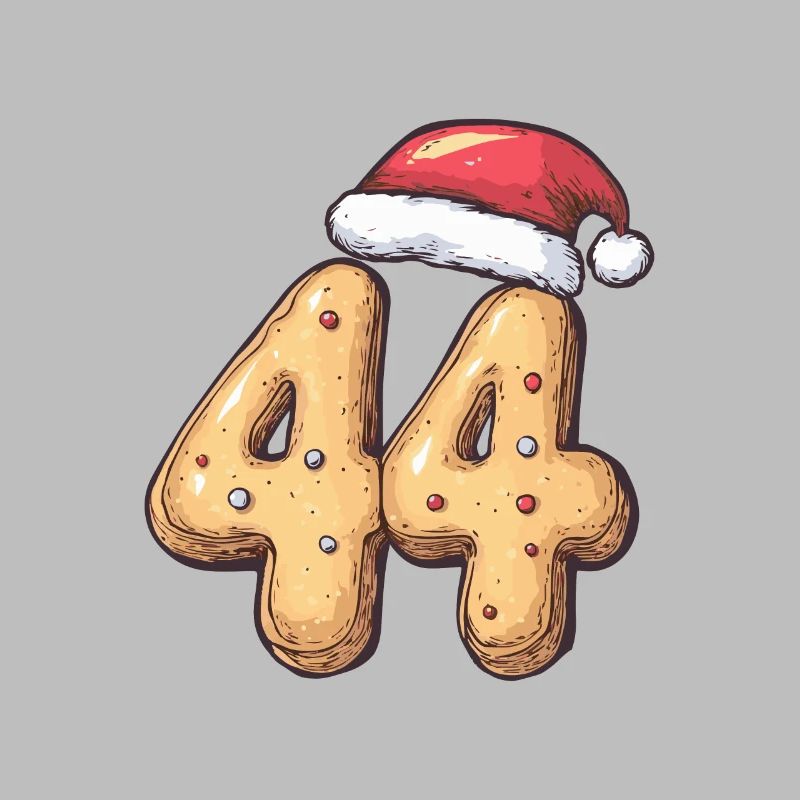 Biscuit de Noël à 44 chiffres