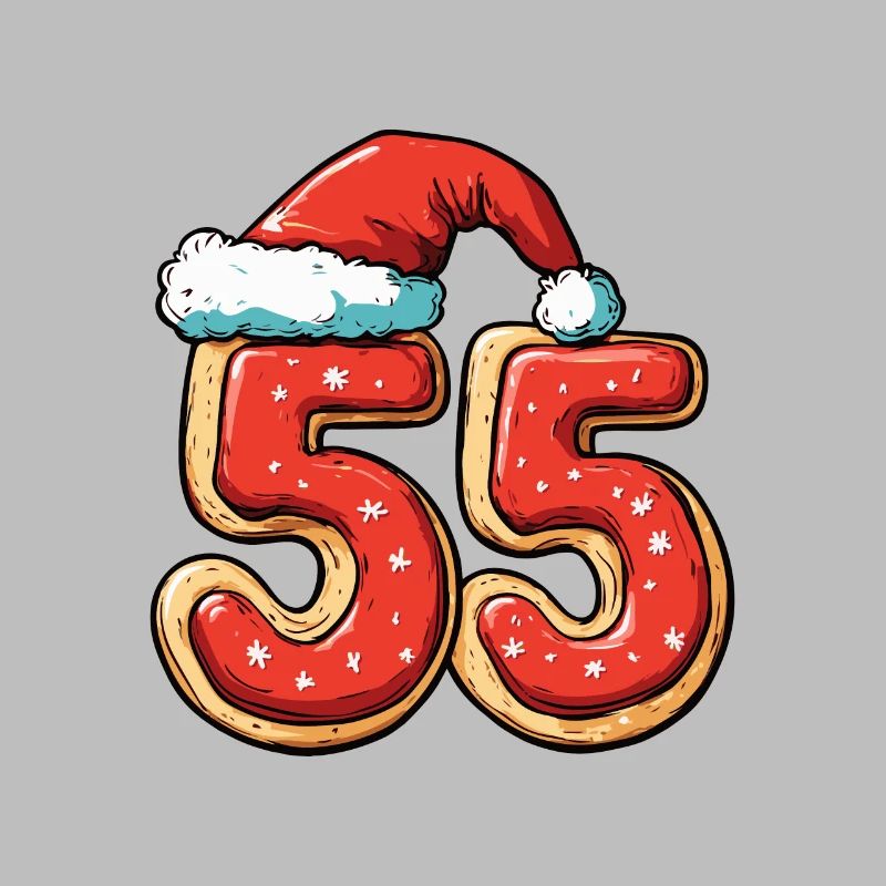 Biscuit de Noël à 55 chiffres