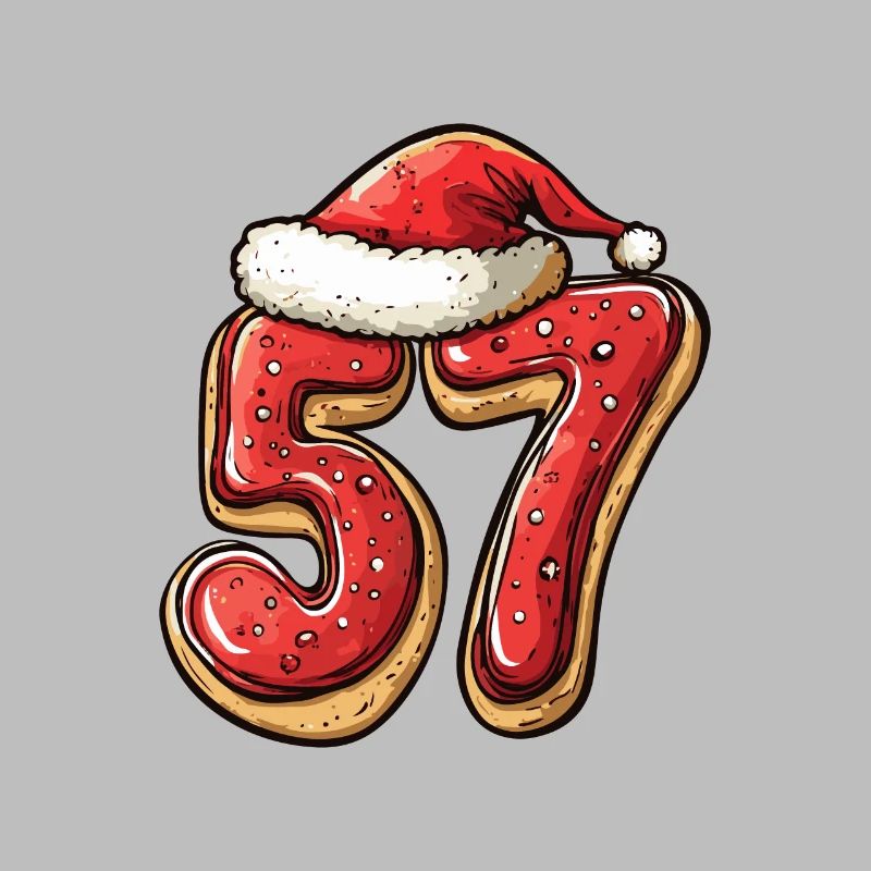 Biscuit de Noël à 57 chiffres