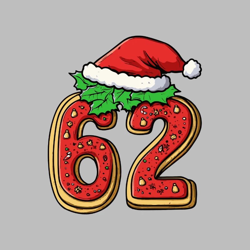 Biscuit de Noël à 62 chiffres