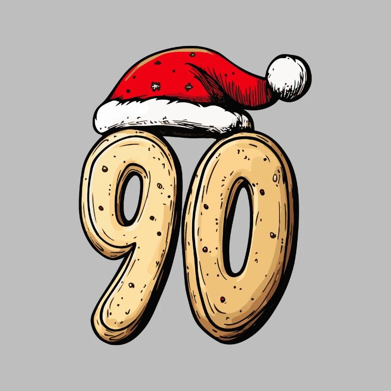 Biscuit de Noël à 90 chiffres