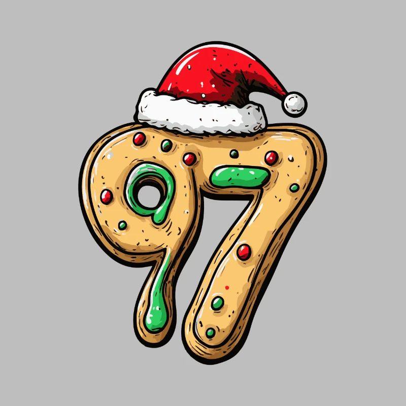 Biscuit de Noël à 97 chiffres