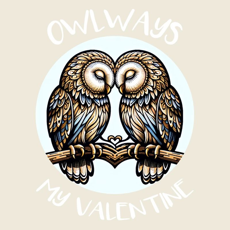 Owlways my Valentine Eule