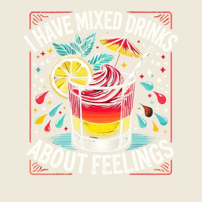 Ich habe gemischte Drinks über Gefühle