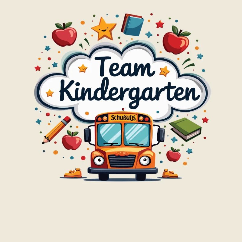 Team Kindergarten – Cute design for children
