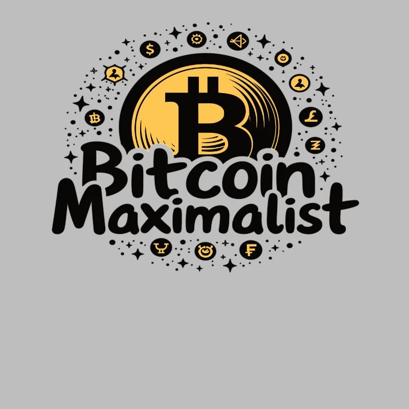 Bitcoin Maximalist - Design crypto élégant