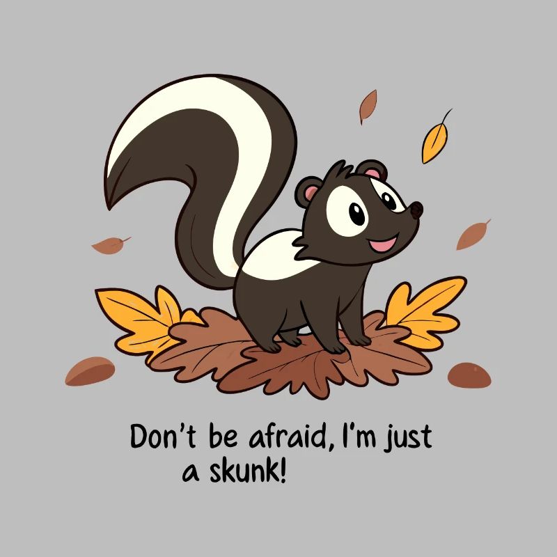 DON'T BE AFRAID I M JUST A SKUNK